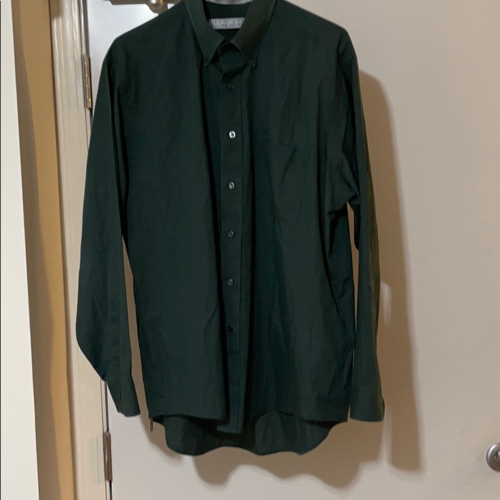 Green Button down Dress shirt